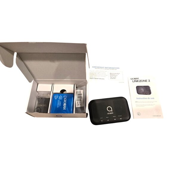 Alcatel Linkzone 2 MW43TM - 4G LTE WiFi Hotspot Open Box - Picture 2 of 3